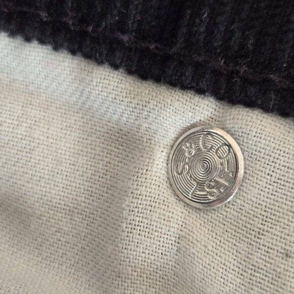 Y2K Levi's 514 Black Corduroy Pants Men's 34x32 Straight Fit - Picture 14 of 15